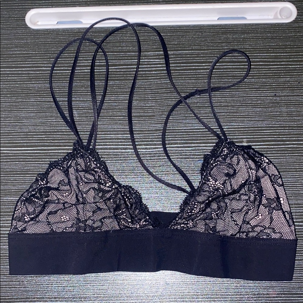 Lace Bralette in Black